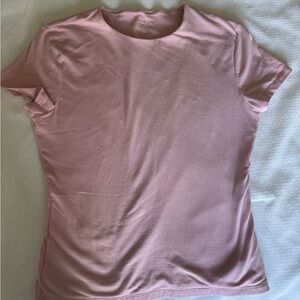 Abercrombie & Fitch Pale Mauve Double Lined Baby Tee
